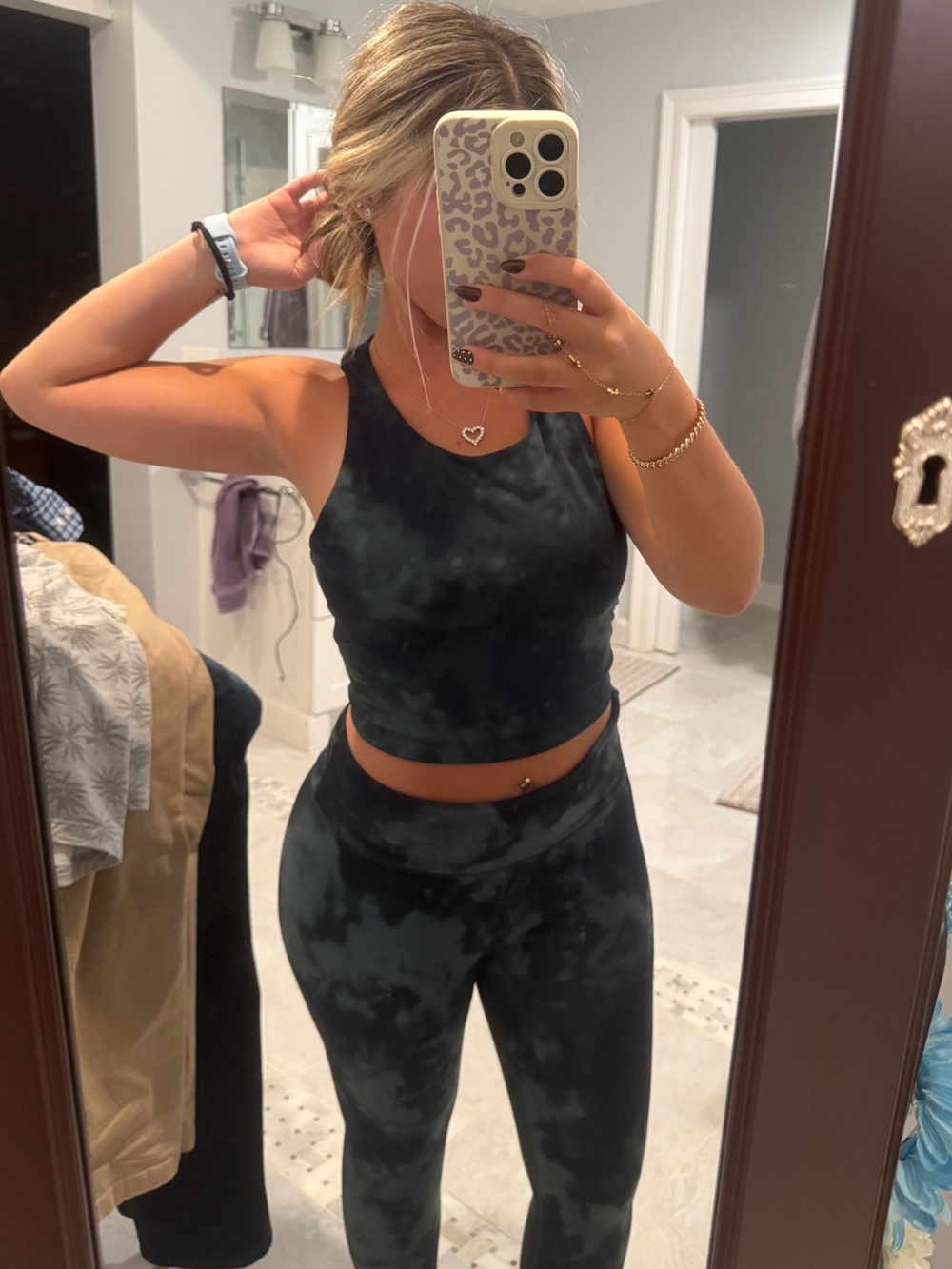 Victoria Secret Women’s Tie-Dye Athletic Set